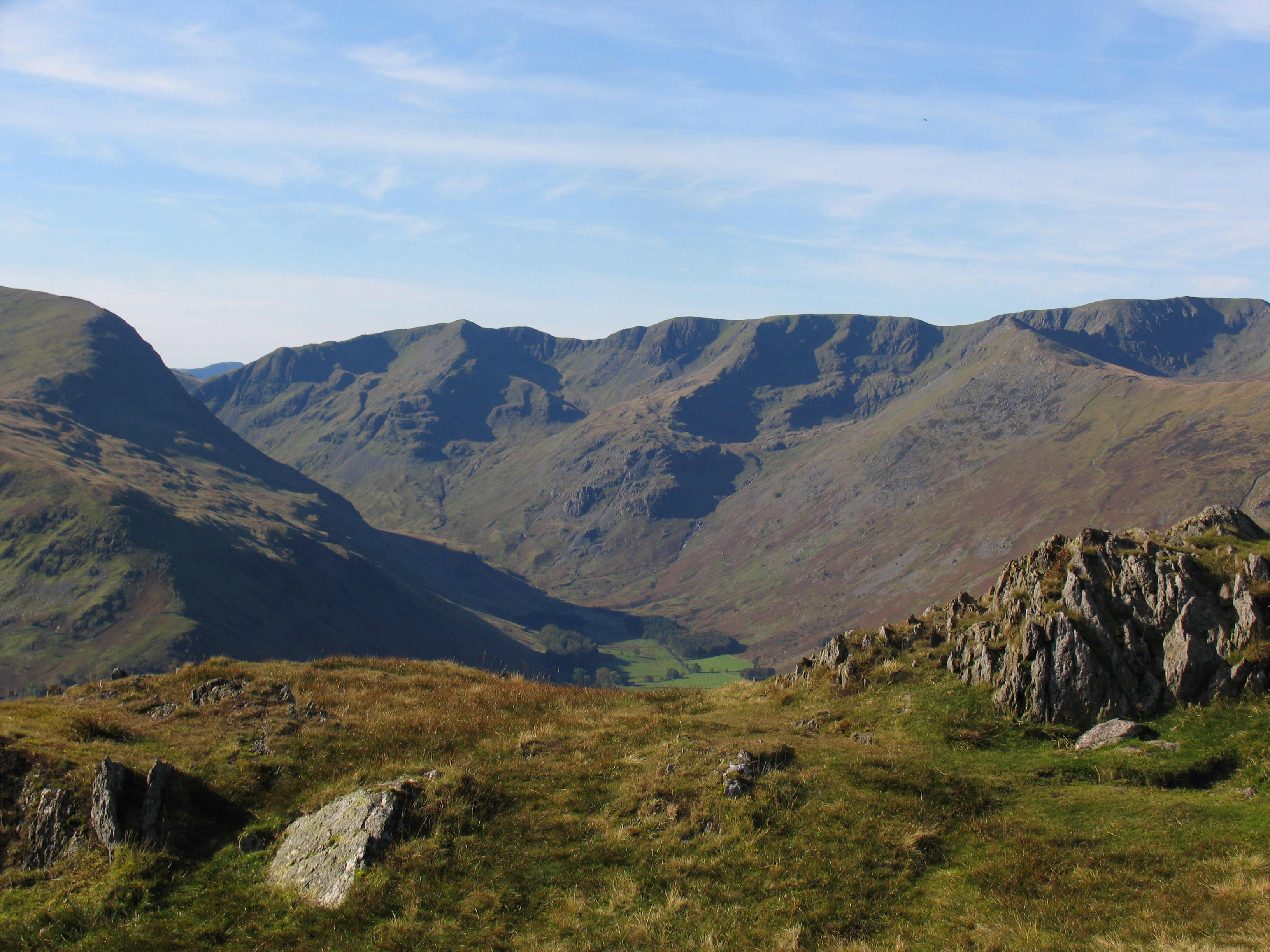 Helvellyn Range from Place Fell